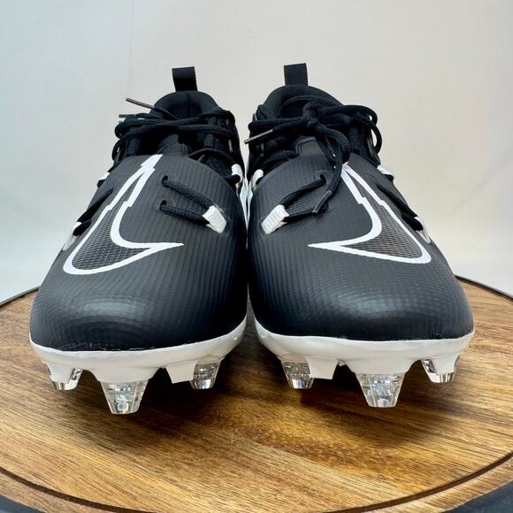 Nike Men's Alpha Menace Detachable 12.5 Wide Football Cleats Black DR5662-001 - Picture 2 of 10